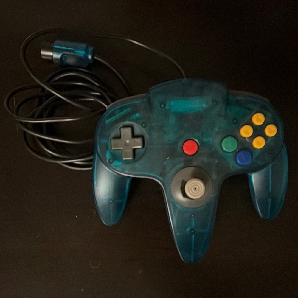 N64 Controller - Ice Blue | NOT LICENSED NINTENDO PRODUCT